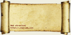 Isak Mališananin vizit kartica